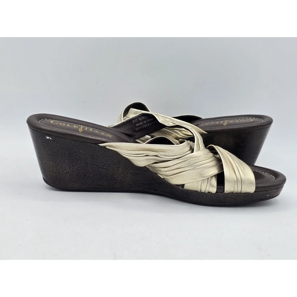 Cole Haan Women's Air Eden Slide Sandals‎ Gunsmoke size 6B